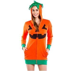 Pumpkin Dress Tipsy Elves Small Women's Halloween Costume Dress Up Spooky